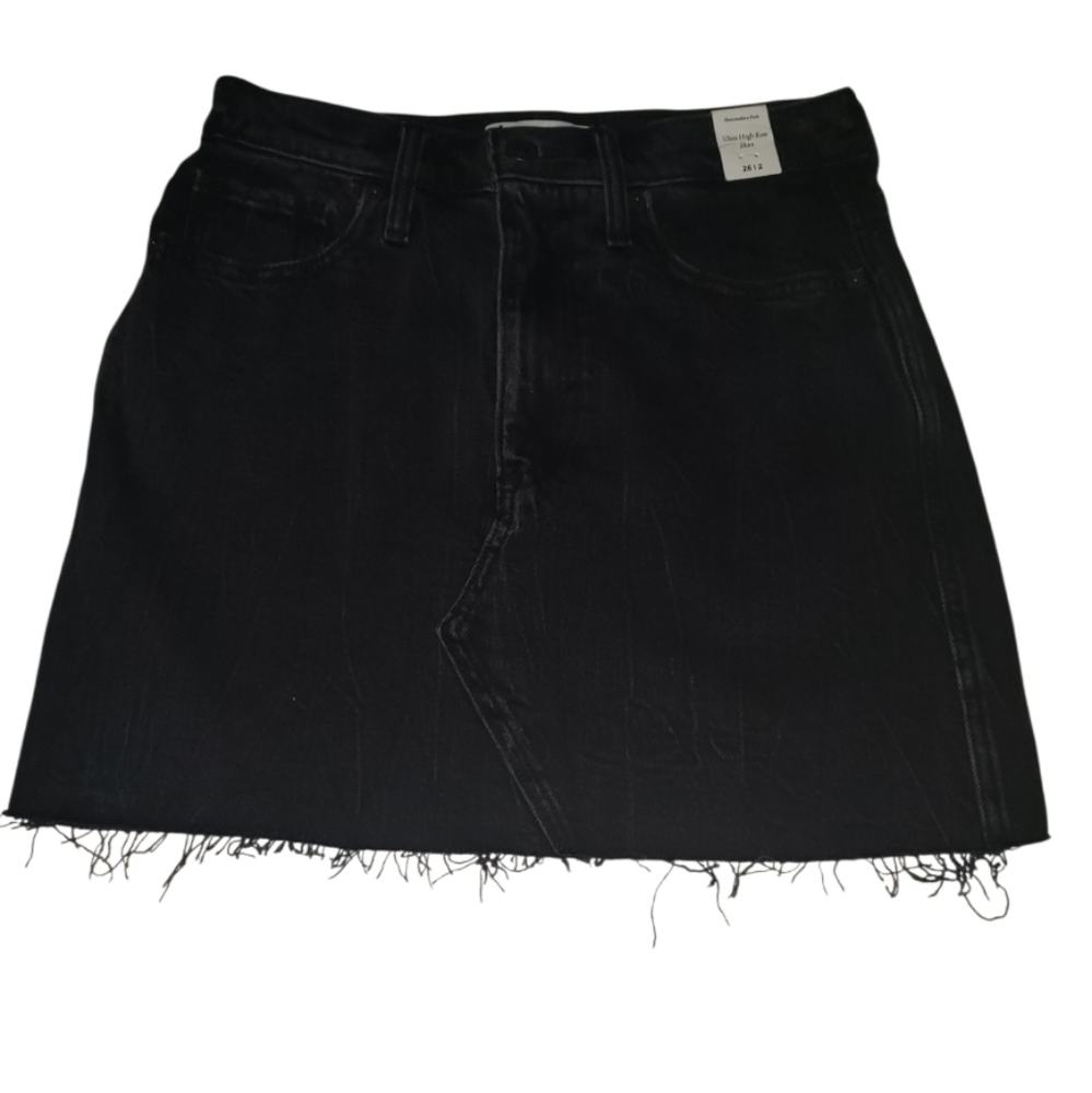 Abercrombie & Fitch Black A-Line Skirt